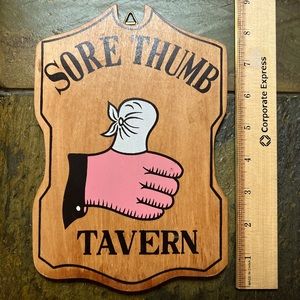 Vintage bar sign